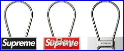 1 RED SUPREME FW 2015 BOX LOGO METAL CLIP KEYCHAIN LOCK SOLDOUT Polished RARE