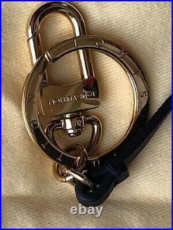 100% Auth Louis Vuitton Bag Charm Key Chain Strap