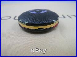 100% LOUIS VUITTON Multi Color Black Astropill Light-Up Key Ring Bag Charm B