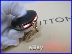 100% LOUIS VUITTON Multi Color Black Astropill Light-Up Key Ring Bag Charm B