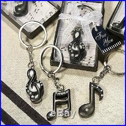 100 Musical Notes Key Chain Favors