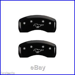 1994-1998 Ford Mustang Logo Black Brake Caliper Covers Front Rear & Keychain