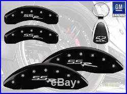 2003-2005 Chevrolet SSR Logo Black Brake Caliper Covers Front Rear & Keychain