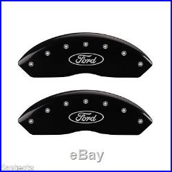 2005-2008 Ford F-150 Logo Black Brake Caliper Covers Front Rear & Keychain