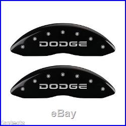 2006-2010 Dodge Ram 1500 Logo Black Brake Caliper Covers Front Rear & Keychain