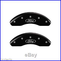 2013-2015 Ford Escape Logo Black Brake Caliper Covers Front Rear & Keychain
