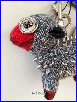 $395 Burberry Wendy The Sheep Studded Cashmere Bag Charm Stuffed Animal Key Ring