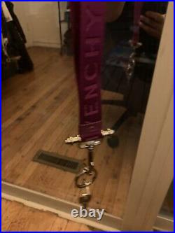 395$ Givenchy Goth Lanyard Key Ring Key Chain Holder Strap Purple RARE