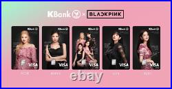 5 Set Blackpink Debit Card New Special Edition Kbank+Bag&Keychain Only Thailand
