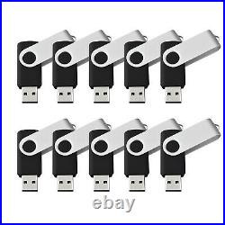 50PCS 8GB Swivel USB 2.0 Flash Drive High Speed Rotating Memory Key Chain Design