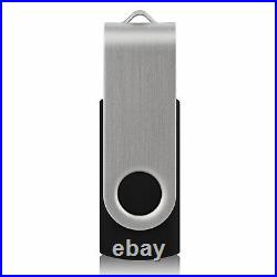 50PCS 8GB Swivel USB 2.0 Flash Drive High Speed Rotating Memory Key Chain Design