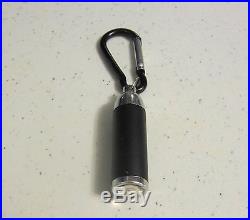 6 New Carabiner Led Flashlight Keychains With Zoomable Light Key Chain Ring