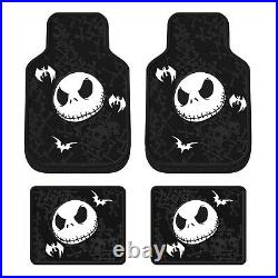 6pcs Nightmare Before Christmas Car Truck Front Rear Rubber Floor Mats Keychain
