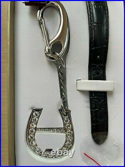 AIGNER Amalfi stainless steel ladies watch A32200, leather straps and keychain