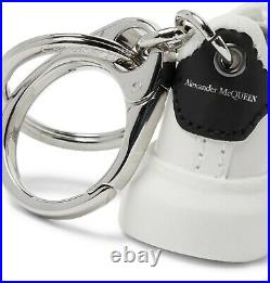ALEXANDER McQUEEN'Oversize Sneaker' Faux Leather Key Ring / Chain FoB Charm NIB