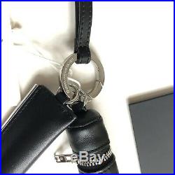 ALEXANDER WANG Black Leather Smoking Lanyard Key-Chain RRP £210