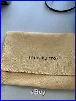 AUTH Louis Vuitton Key Pouch Monogram Multi Black Discontinued NEW