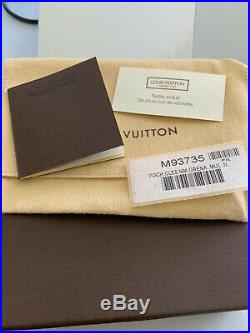 AUTH Louis Vuitton Key Pouch Monogram Multi Black Discontinued NEW