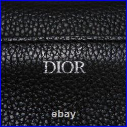 AUTHENTIC Dior saddle key ring 2ADKH127YMJ key ring saddle pouch coin purs