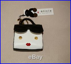 Alice + Olivia Stace Face Mini Satchel Key Chain Bag Charm Nwtgs Too Cute