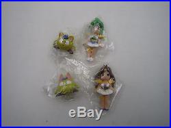 Anime Wedding Peach Angel Lily Daisy Jamma-P Keychain Figure Set of 4 Vintage