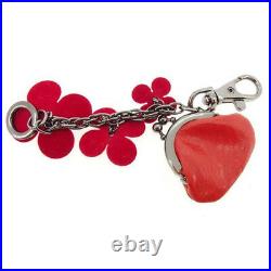 Anteprima key ring Key holder Red Black Woman Authentic Used Y5491