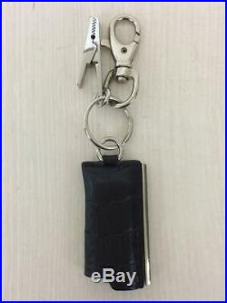 Auth ALEXANDER WANG LIGHTER CASE CHARM Key Chain Leather Black used