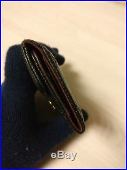 Auth. CHANEL 6-ring key case. Matelasse Caviar leather. Black
