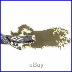 Auth LOUIS VUITTON Catogram Flying Cat Key Holder and Bag Charm MP2284 /045516
