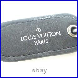 Auth LOUIS VUITTON Key Chain/LV Signature Chain M00927 Black Dark Gray Silver
