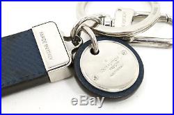 Auth LOUIS VUITTON LV Circle Bag Charm Key Holder Black M00035 Auth #5942