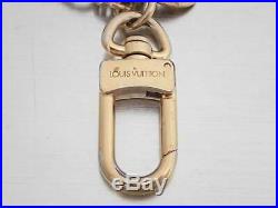 Auth Louis Vuitton Bag Charm Kaleido V Key Holder Black/Silver/Goldtone e43840