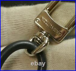 Auth Louis Vuitton Black Cube Ball Bag Charm Key Ring Key Chain