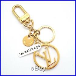 Auth Louis Vuitton Circle Key Chain Bag Charm