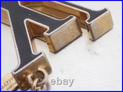 Auth Louis Vuitton Fleur De Monogram Bag Charm Key Ring M67119 e49728
