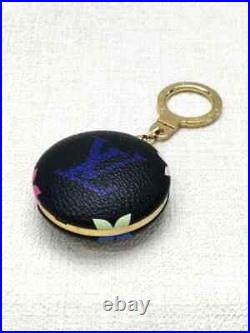 Auth Louis Vuitton Key Chain Astropill Multicolor M51912 Black Gift F/S