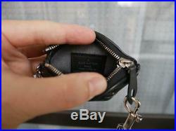 Auth Louis Vuitton Key Holder Black Epi Mini Lockit Bag Charm W7-9cm H9cm S/f