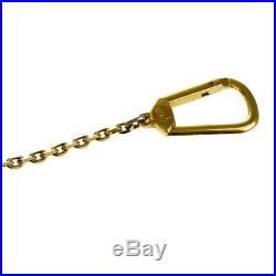 Auth Louis Vuitton Pochette Clef Coin Case Key Chain Epi Leather M63802 02EF825