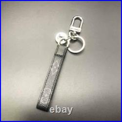 Auth Louis Vuitton Porte Cles Dragonne M61950 Key Ring Bag Charm Key Chain