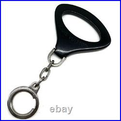 Auth Louis Vuitton Porutokure Epi-z Key Chain Key Ring Charm Noir F/s