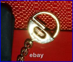 Auth Very Cute Salvatore Ferragamo Key Chain/coin/mini Bag Charm Made In Italy