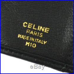 Authentic CELINE Logos Key Case Six Hooks Black Vintage AK30583b