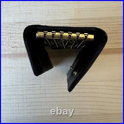 Authentic CHANEL Black Patent Leather 6 Rings Key Case Key Holder