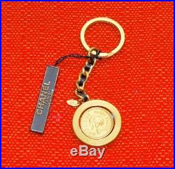 Authentic, Classic Chanel Medallion Key Chain, Bag Charm/ Multi Function