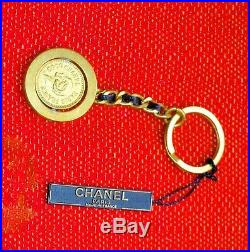 Authentic, Classic Chanel Medallion Key Chain, Bag Charm/ Multi Function