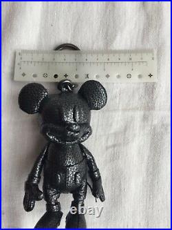 Authentic Coach x Disney Mickey Mouse leather key chain bag charm fob doll