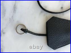 Authentic Hermes Bag Charm Key Chain Clochette Black