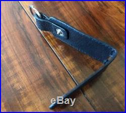 Authentic Hermes Black Leather Key Chain Holder