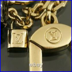 Authentic LOUIS VUITTON Porte Cles Speedy Inclusion Charm Black M65444 #f45639