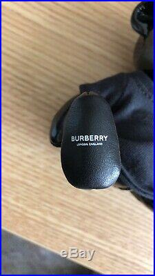 Authentic Leather Burberry Thomas Bear Keychain